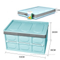 Caja de almacenamiento automático personalizado de azul portátil plegable